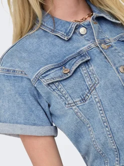 Online ONLCASTEL Regular fit Denimjumpsuit Dame Jumpsuits|Double Denim
