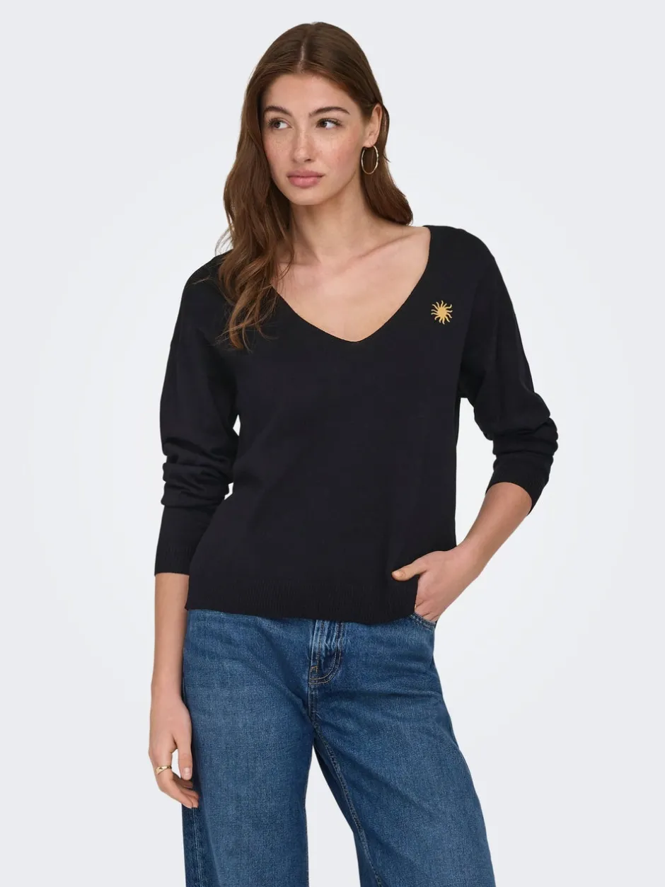 Clearance ONLCAVA Striktrøje Dame Strik & Cardigans