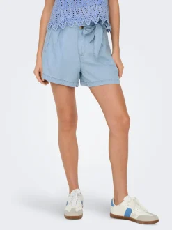 New ONLCHARIS Høj talje Regular fit Shorts Dame Shorts|Double Denim