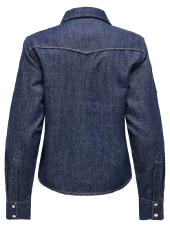 Online ONLCHARLIZE Denim-skjorte Dame Double Denim|Skjorter