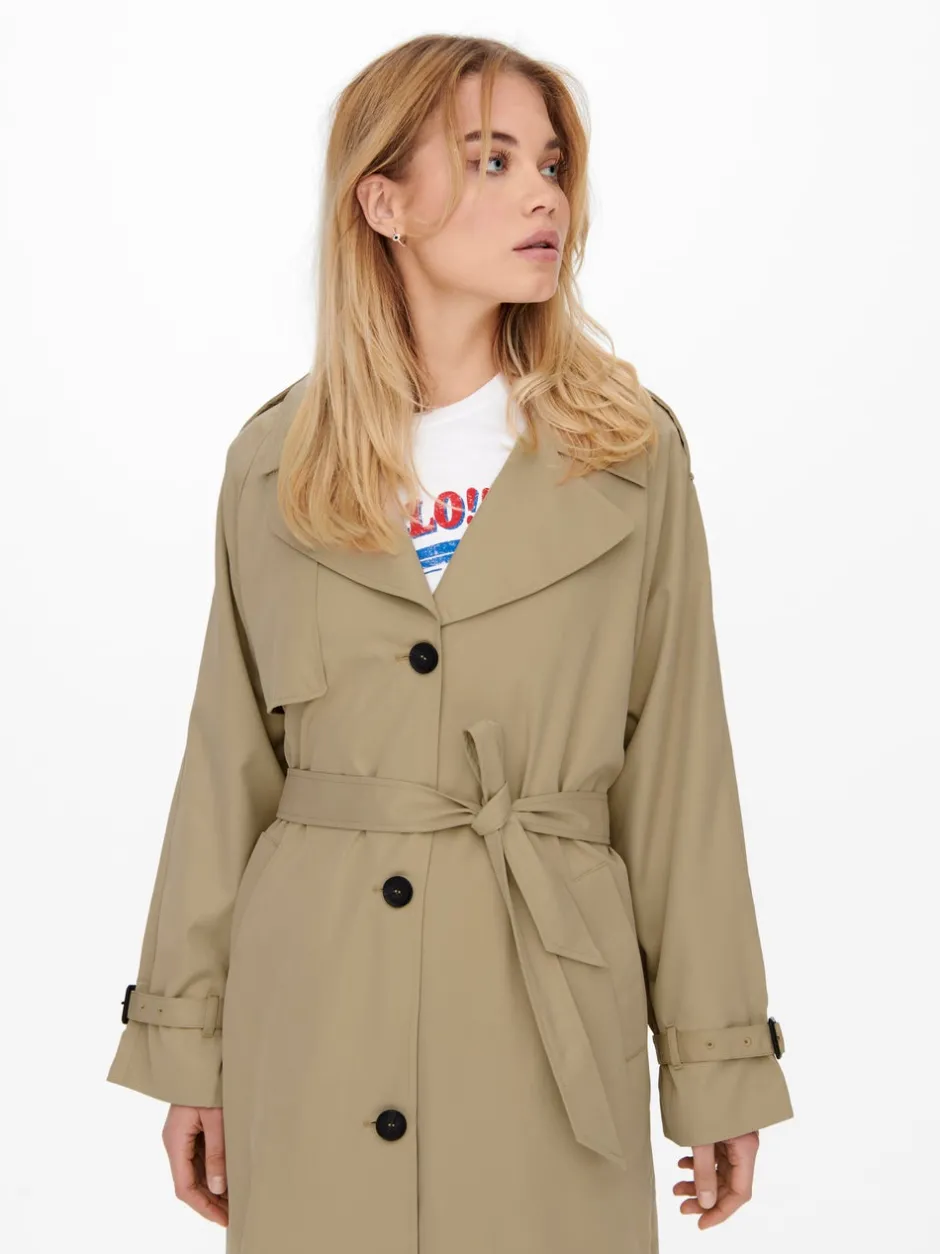 Sale -ONLCHLOE Trenchcoat Dame Jakker Og Frakker