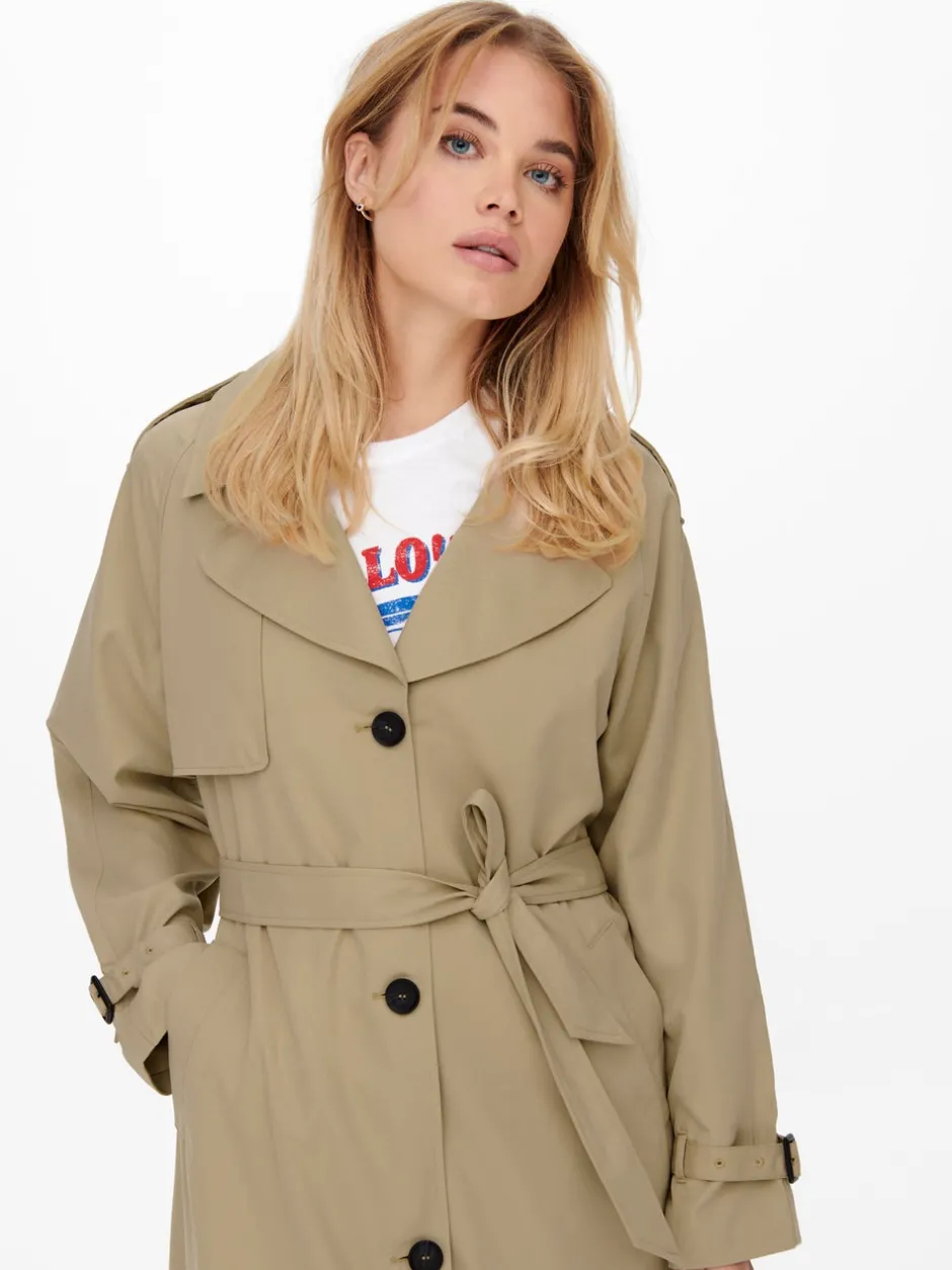 Sale -ONLCHLOE Trenchcoat Dame Jakker Og Frakker