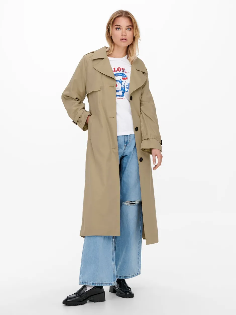 Sale -ONLCHLOE Trenchcoat Dame Jakker Og Frakker