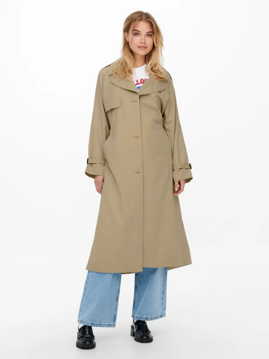 Sale -ONLCHLOE Trenchcoat Dame Jakker Og Frakker