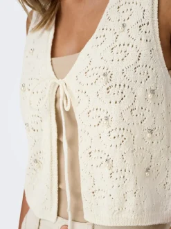 Online ONLCHLOE Vest Dame Strik & Cardigans