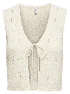 Online ONLCHLOE Vest Dame Strik & Cardigans