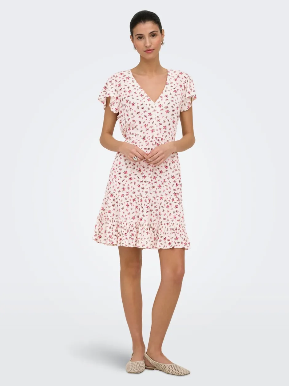 Discount ONLCLAUDETTE Kort kjole Dame Kjoler
