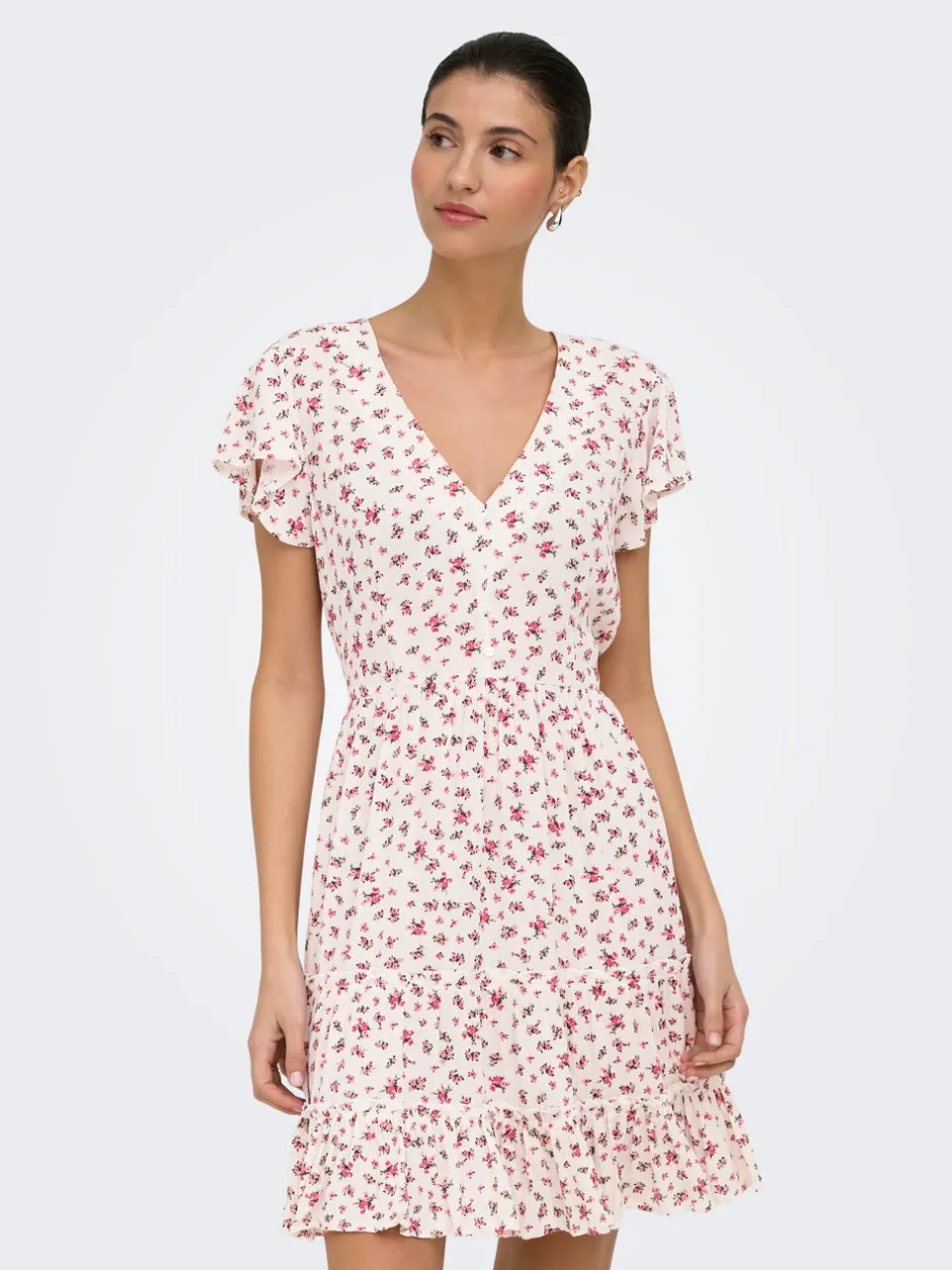 Discount ONLCLAUDETTE Kort kjole Dame Kjoler