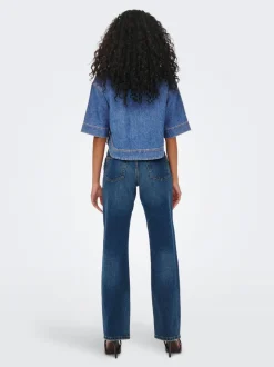 Sale ONLCLEO Denim-skjorte Dame Double Denim|Skjorter