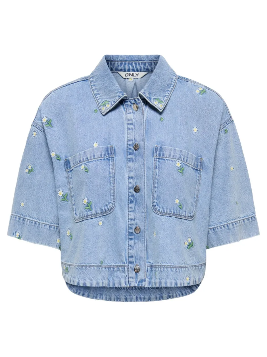 Sale ONLCLEO Denim-skjorte Dame Skjorter