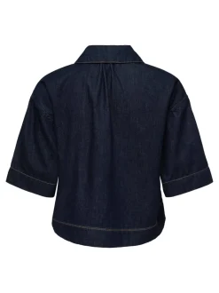 Outlet ONLCLEO Denim-skjorte Dame Double Denim|Skjorter