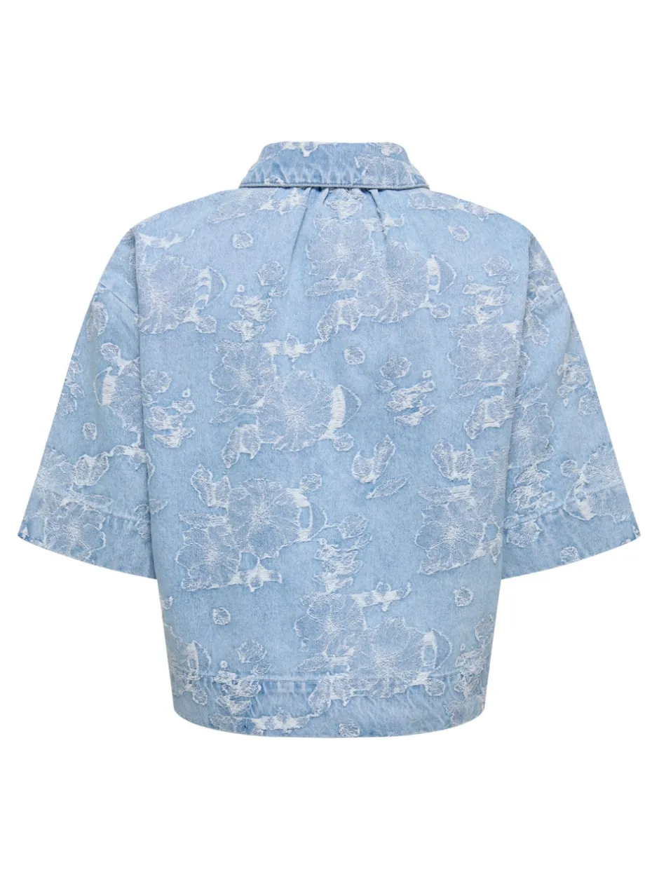 Clearance ONLCLEO-AUDE Denim-skjorte Dame Skjorter