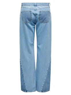 ONLCOBAIN Mellemhøj talje Wide leg fit Jeans Dame Jeans|Jeans