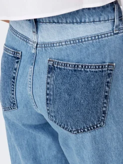 ONLCOBAIN Mellemhøj talje Wide leg fit Jeans Dame Jeans|Jeans