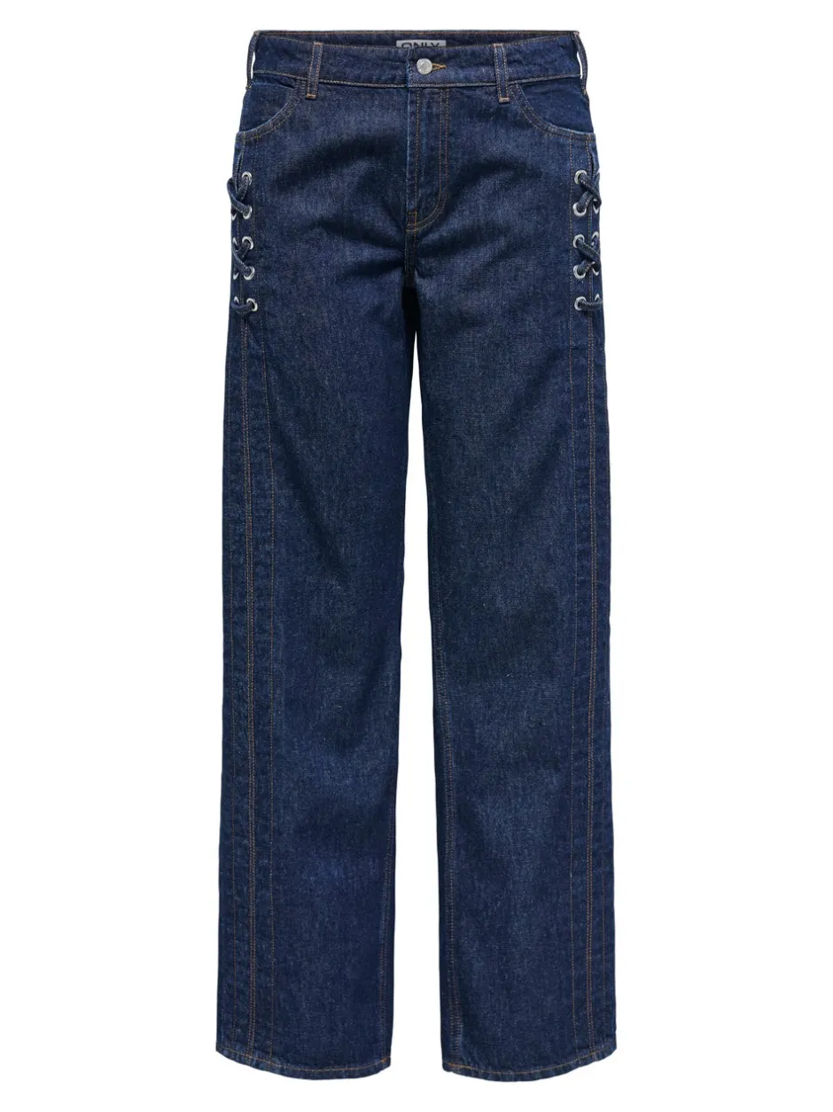Sale ONLCOBAIN Mellemhøj talje Wide leg fit Jeans Dame Jeans|Jeans