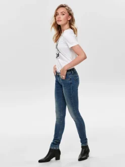 Outlet ONLCORAL Superlav talje Skinny fit Jeans Dame Jeans|Jeans