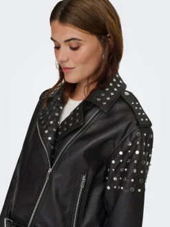 Best ONLDESTINY Bikerjakke Dame Jakker Og Frakker