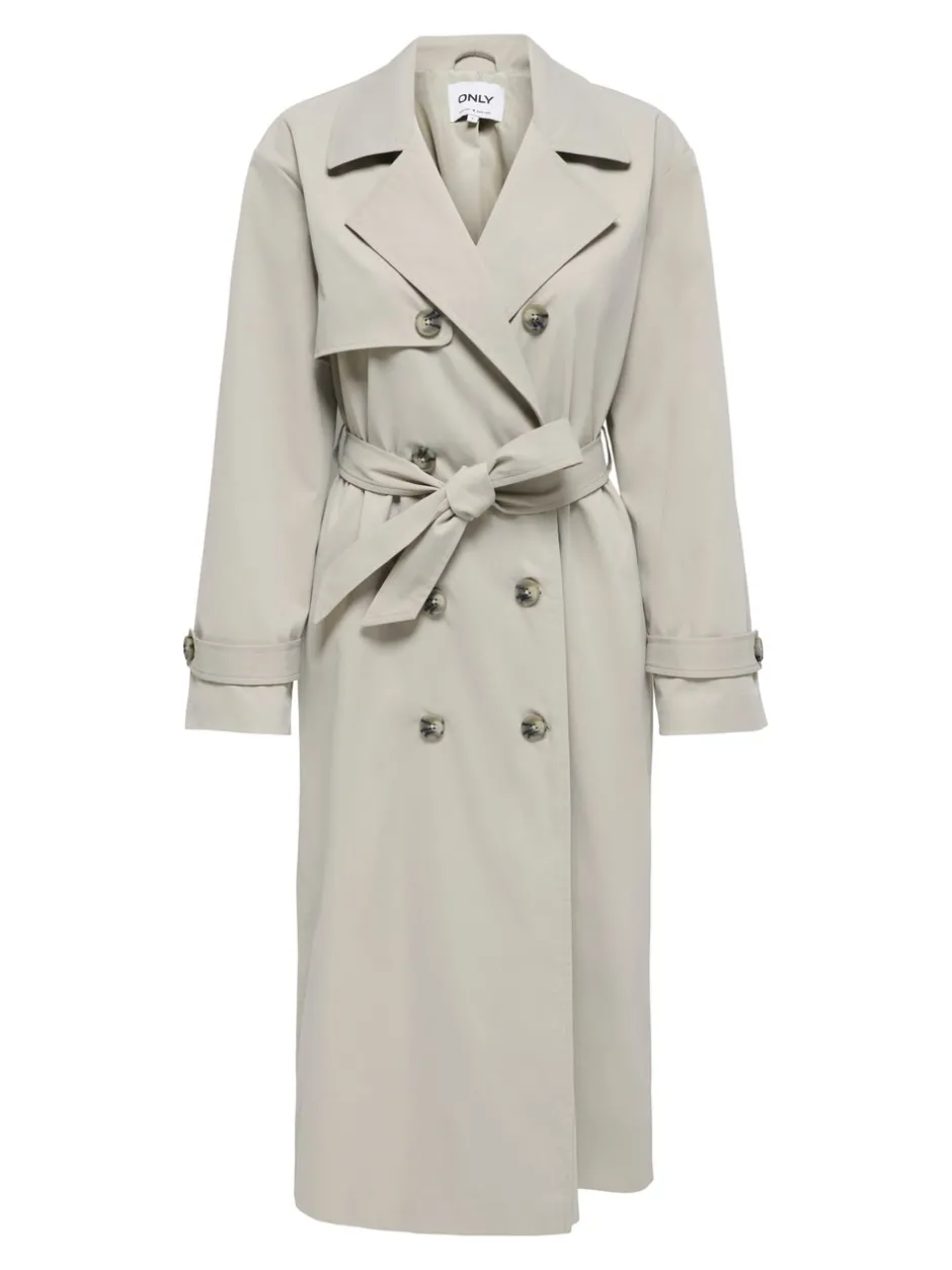 New ONLDISA Trenchcoat Dame Jakker Og Frakker
