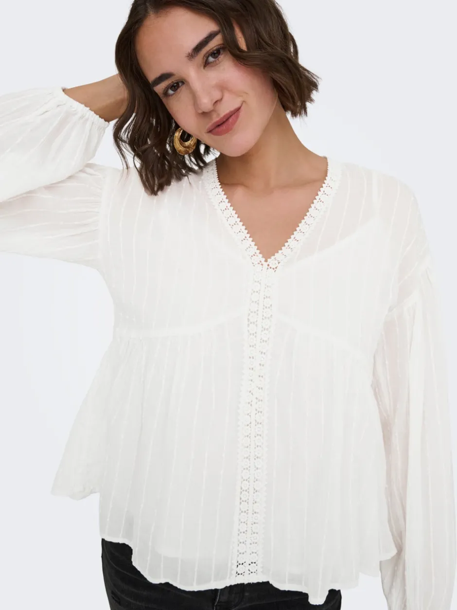 New ONLDUSI Bluse Dame Toppe