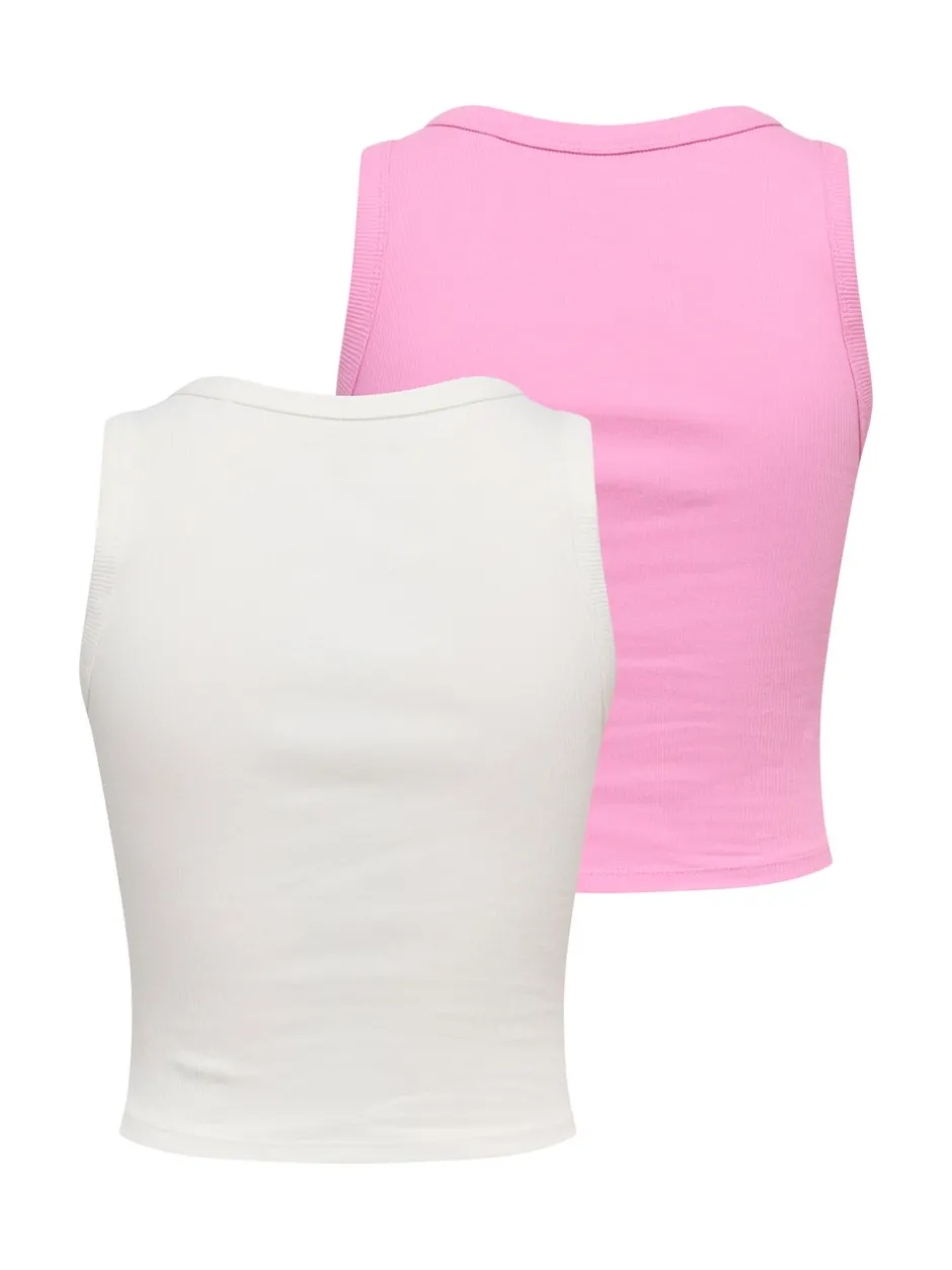 ONLEASY 2-pack Tanktop Dame Toppe