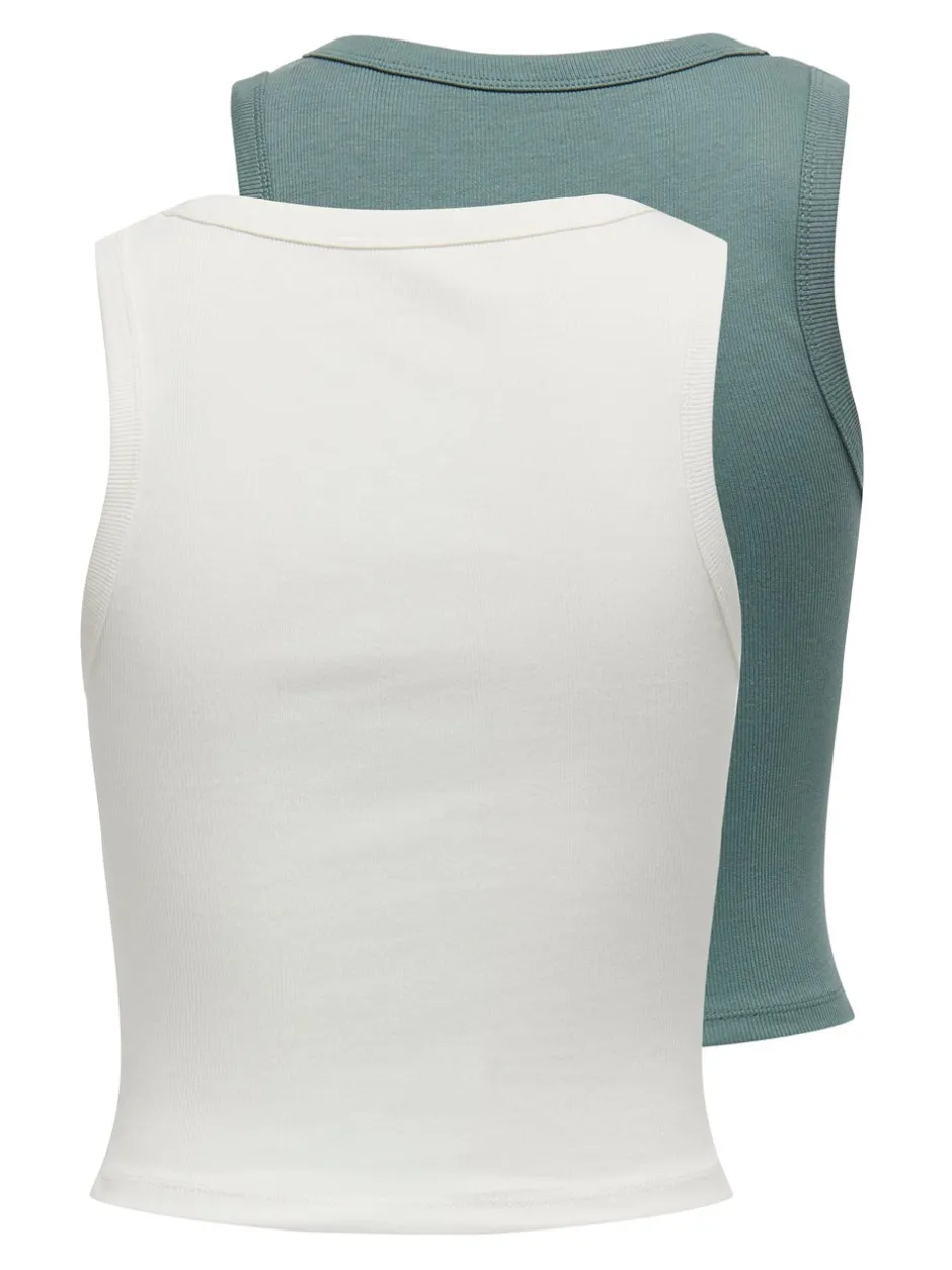ONLEASY 2-pack Tanktop Dame Toppe