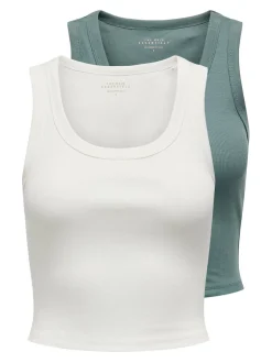 ONLEASY 2-pack Tanktop Dame Toppe