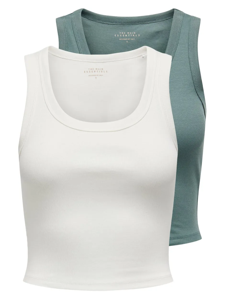 ONLEASY 2-pack Tanktop Dame Toppe