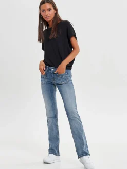 Discount ONLEBBA Lav talje Slim fit Jeans Dame Jeans|Jeans