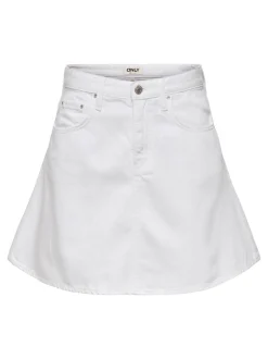 Hot ONLEDEN Denim Denim-nederdel Kort nederdel Dame Nederdele|Denimnederdele