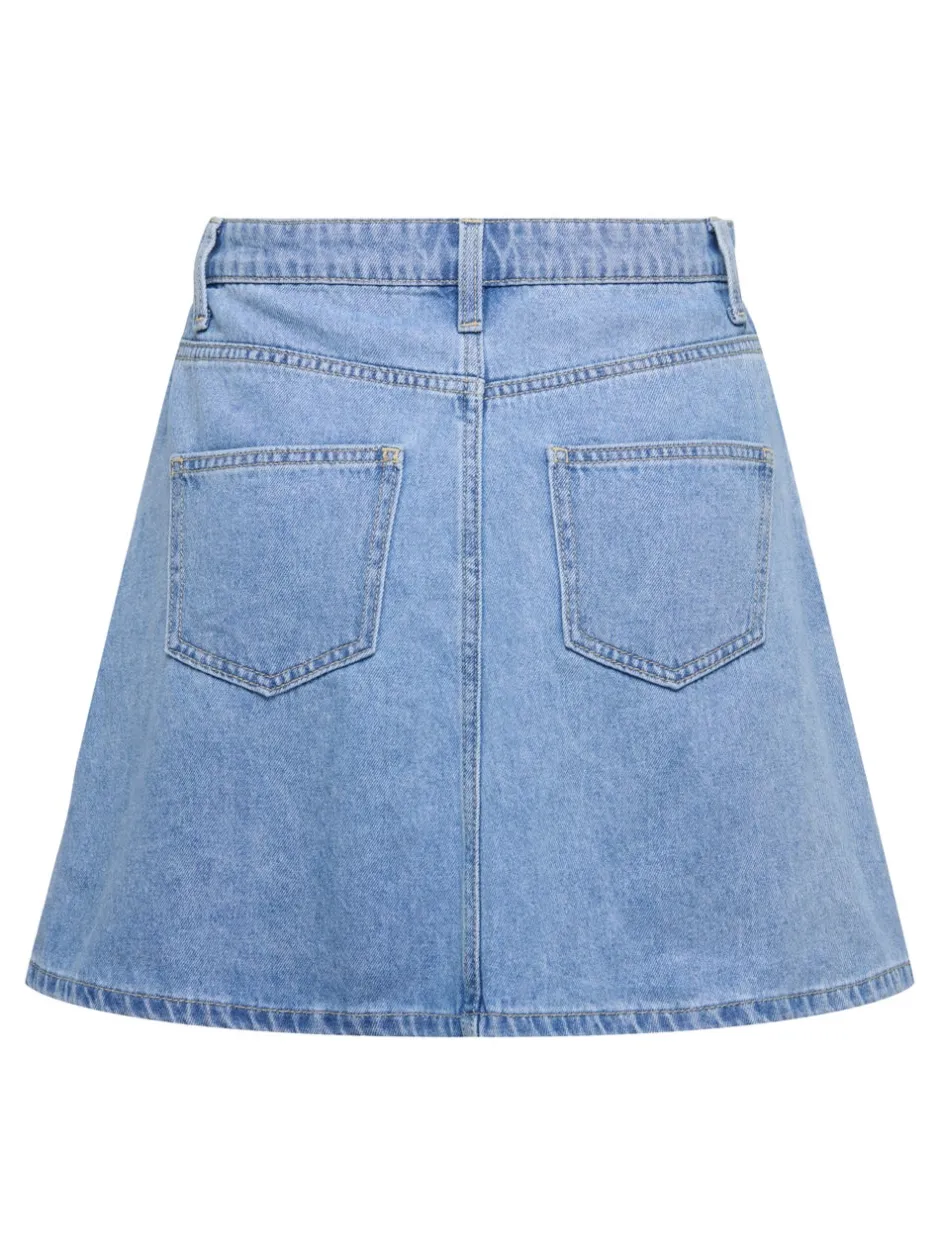 New ONLEDEN Denim-nederdel Kort nederdel Dame Nederdele