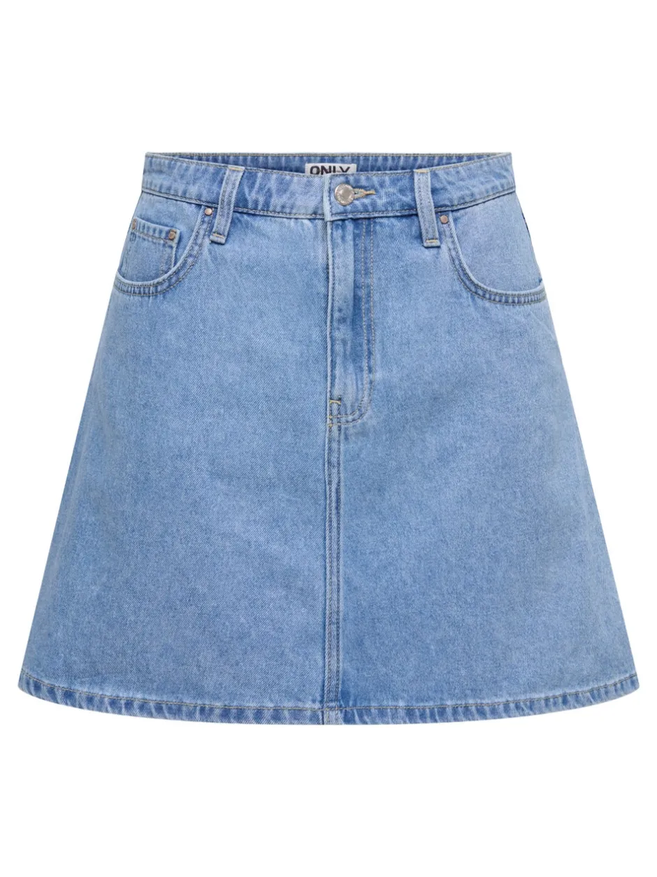 New ONLEDEN Denim-nederdel Kort nederdel Dame Nederdele