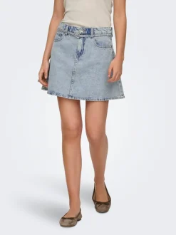 Hot ONLEDEN Denim-nederdel Kort nederdel Dame Nederdele