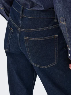 ONLELISA Mellemhøj talje Straight fit Ankellængde Jeans Dame Jeans|Jeans