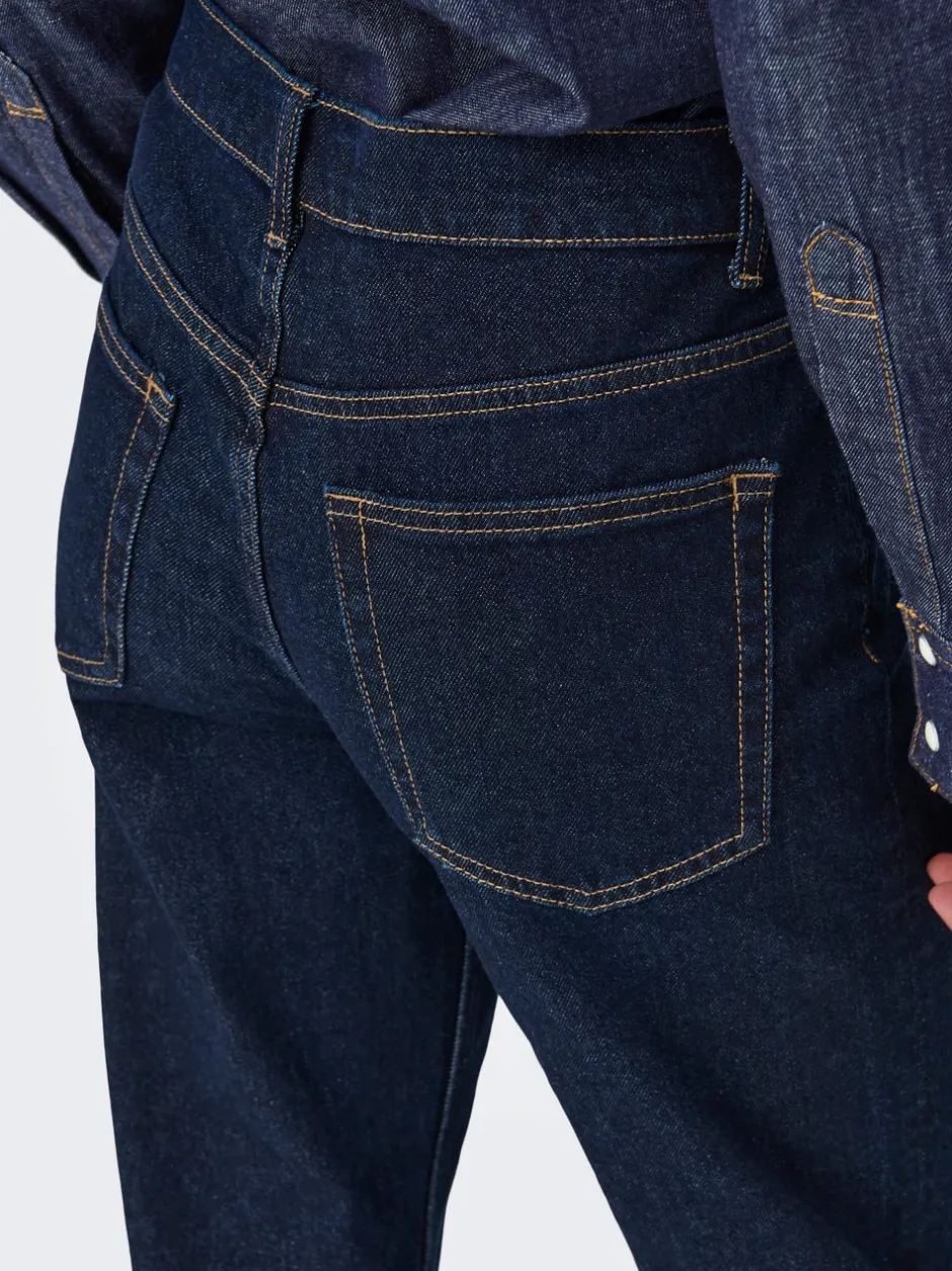 ONLELISA Mellemhøj talje Straight fit Ankellængde Jeans Dame Jeans|Jeans
