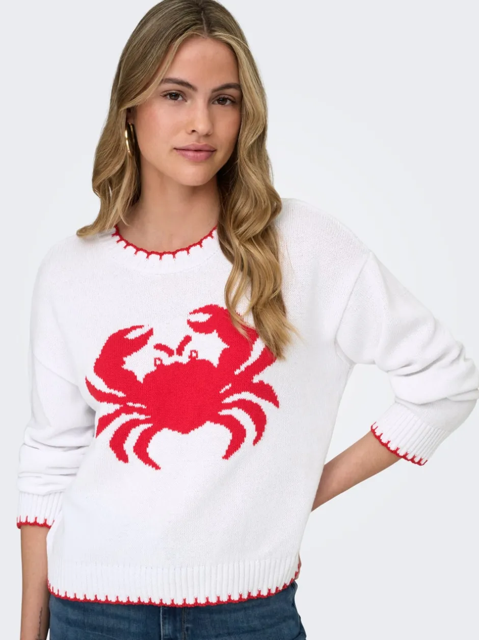 Best ONLELISE Striktrøje Dame Strik & Cardigans