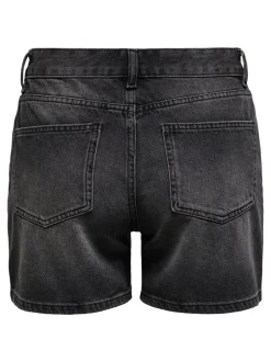 Online ONLELLA Mellemhøj talje Regular fit Denim-shorts Dame Shorts|Double Denim