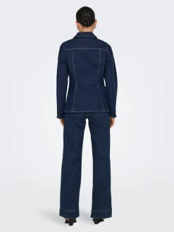 Outlet ONLELLE Denimjakke Dame Jakker Og Frakker|Double Denim
