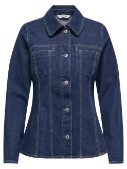 Outlet ONLELLE Denimjakke Dame Jakker Og Frakker|Double Denim