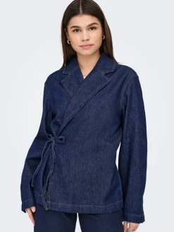 Outlet ONLELLIS Denimjakke Dame Jakker Og Frakker|Double Denim