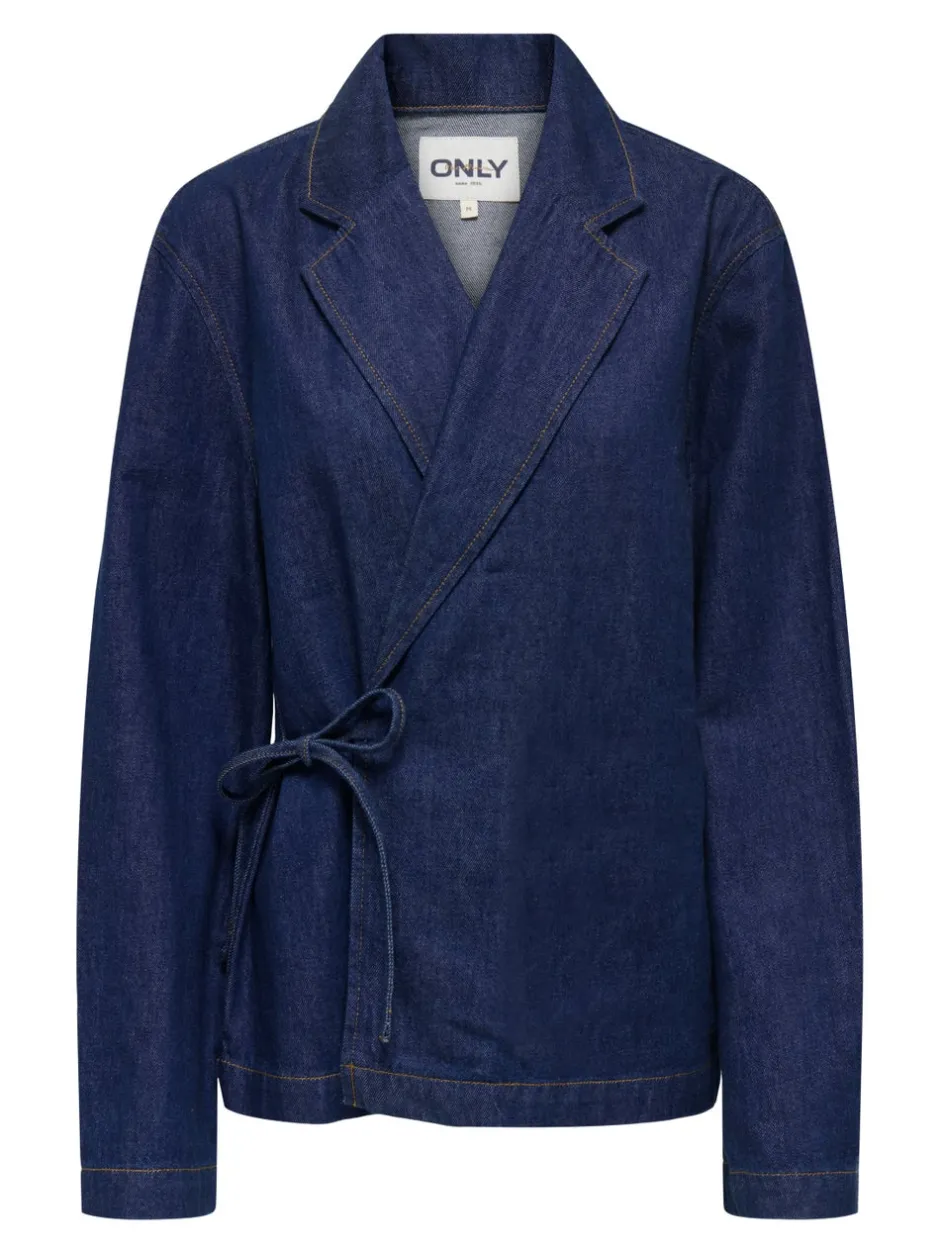 Outlet ONLELLIS Denimjakke Dame Jakker Og Frakker|Double Denim
