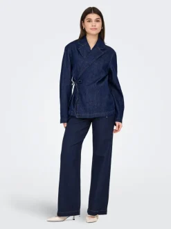 Outlet ONLELLIS Denimjakke Dame Jakker Og Frakker|Double Denim