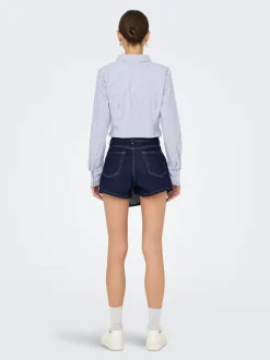 Sale ONLELVIRA Regular fit Skorts Dame Nederdele|Denimnederdele