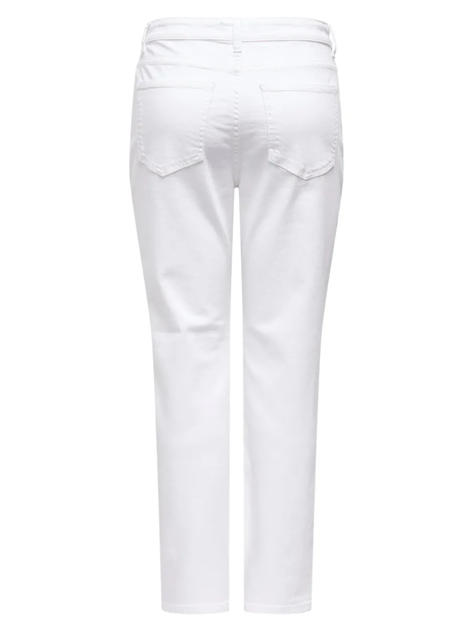 Online ONLEMEL Høj talje Straight fit Ankellængde Jeans Dame Jeans|Jeans