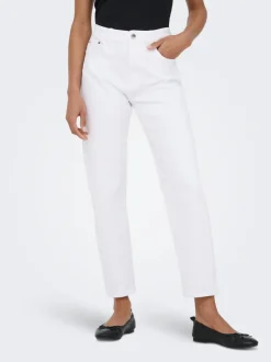 Online ONLEMEL Høj talje Straight fit Ankellængde Jeans Dame Jeans|Jeans