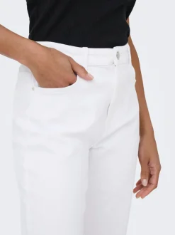 Online ONLEMEL Høj talje Straight fit Ankellængde Jeans Dame Jeans|Jeans