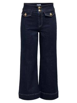 Discount ONLEMILIA Høj talje Bred pasform - beskåret Jeans Dame Jeans|Jeans