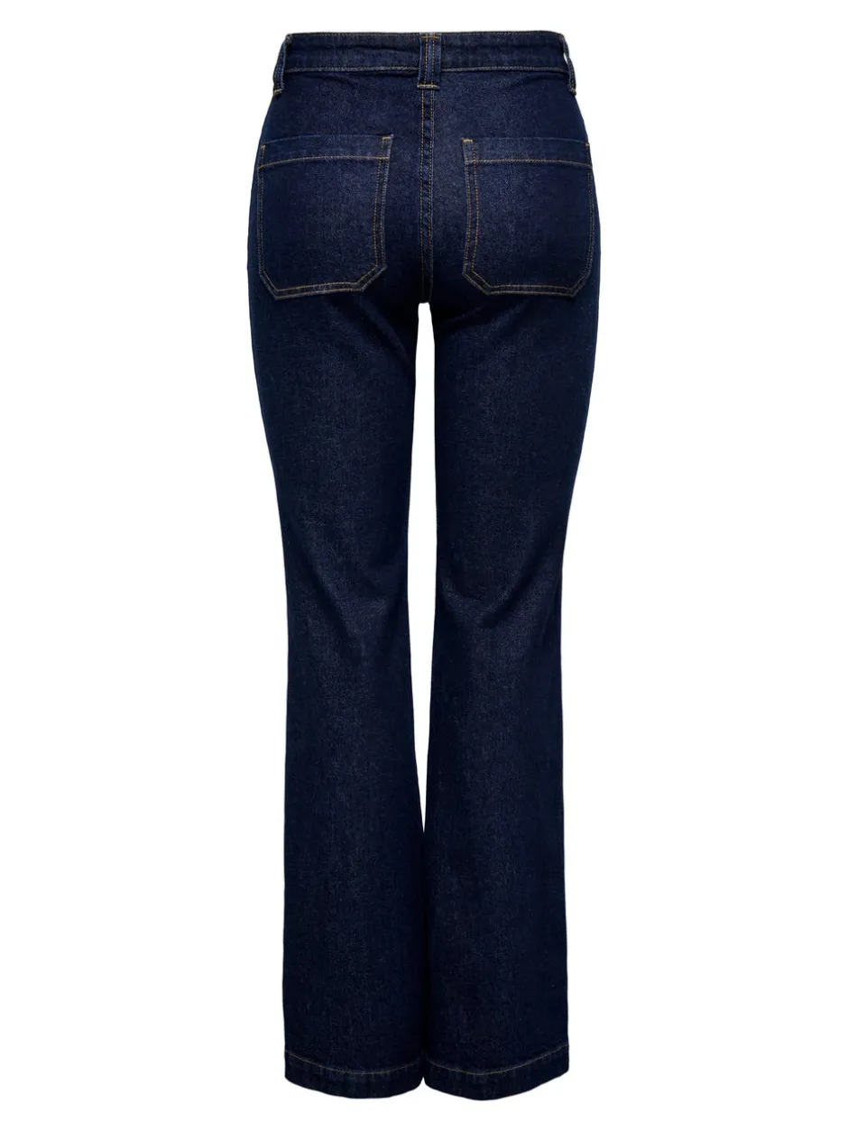 Best ONLEMILY Høj talje Flared fit Jeans Dame Jeans|Jeans