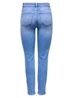 Best ONLEMILY Høj talje Straight fit Ankellængde Jeans Dame Jeans|Jeans