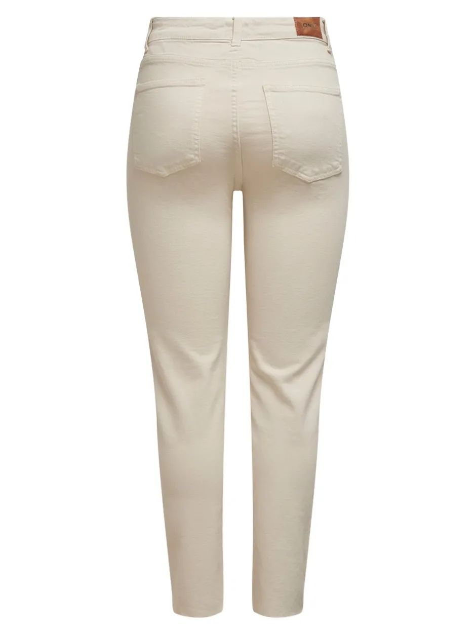 Sale ONLEMILY Høj talje Straight fit Ankellængde Jeans Dame Jeans|Jeans