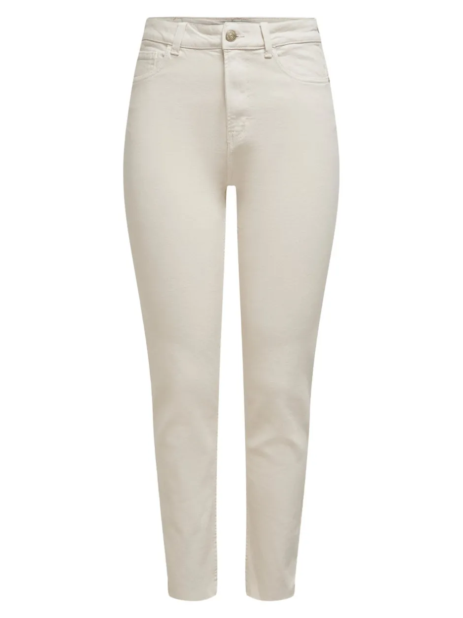 Sale ONLEMILY Høj talje Straight fit Ankellængde Jeans Dame Jeans|Jeans